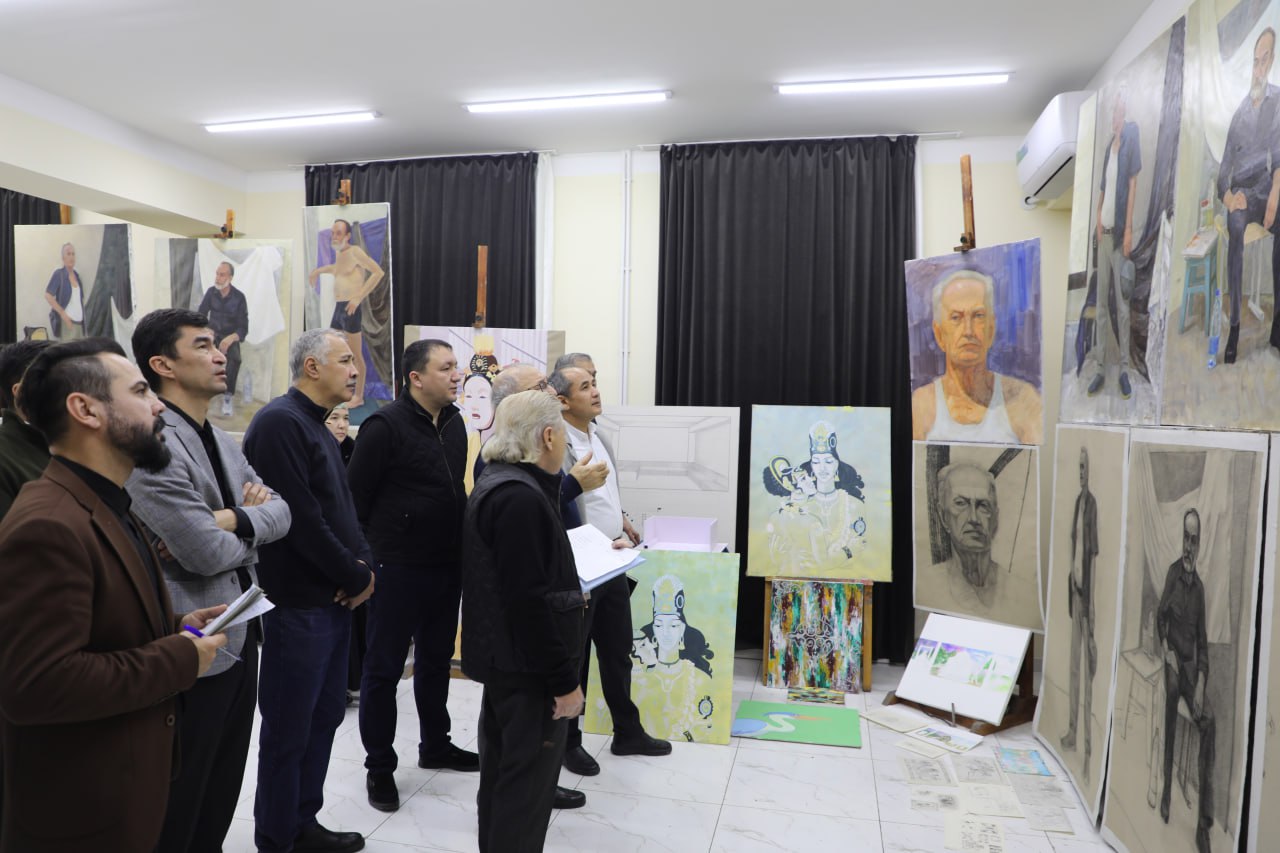 Final examinations of students in their specializations are being held at the Kamoliddin Behzod National Institute of Art and Design!