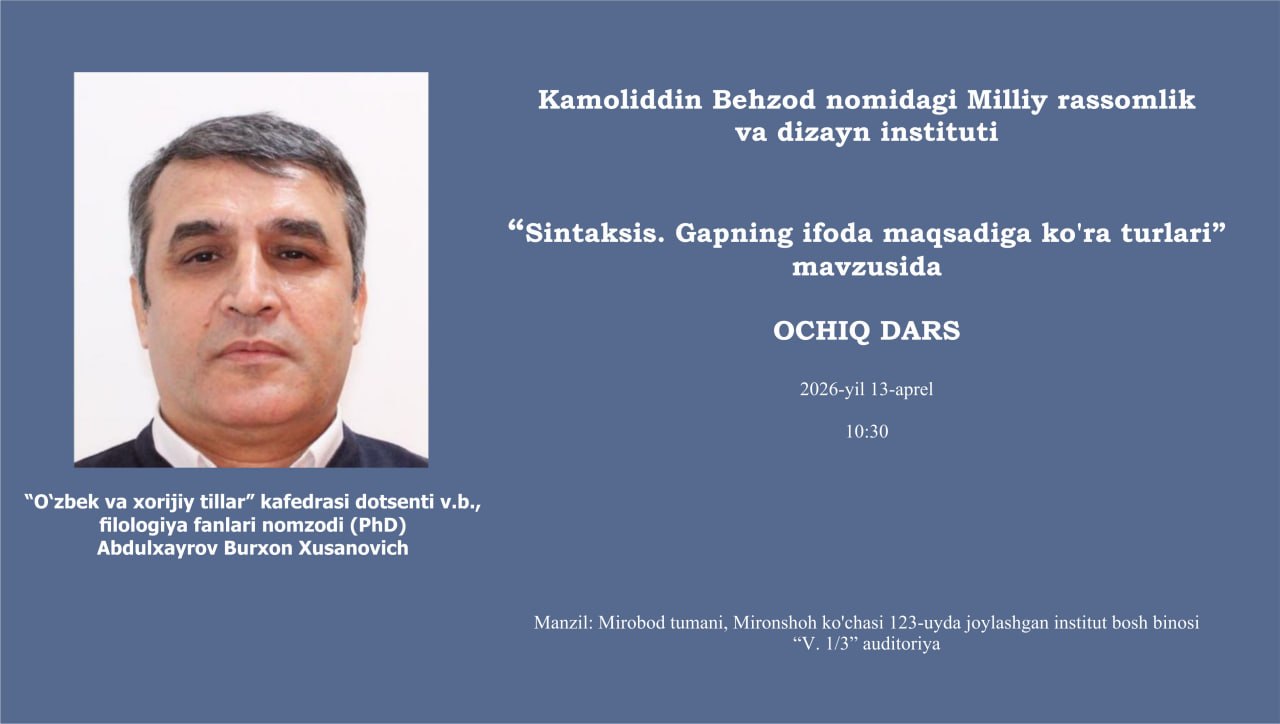 Open lesson on the topic "Syntax. Types of sentences according to their expressive purpose"