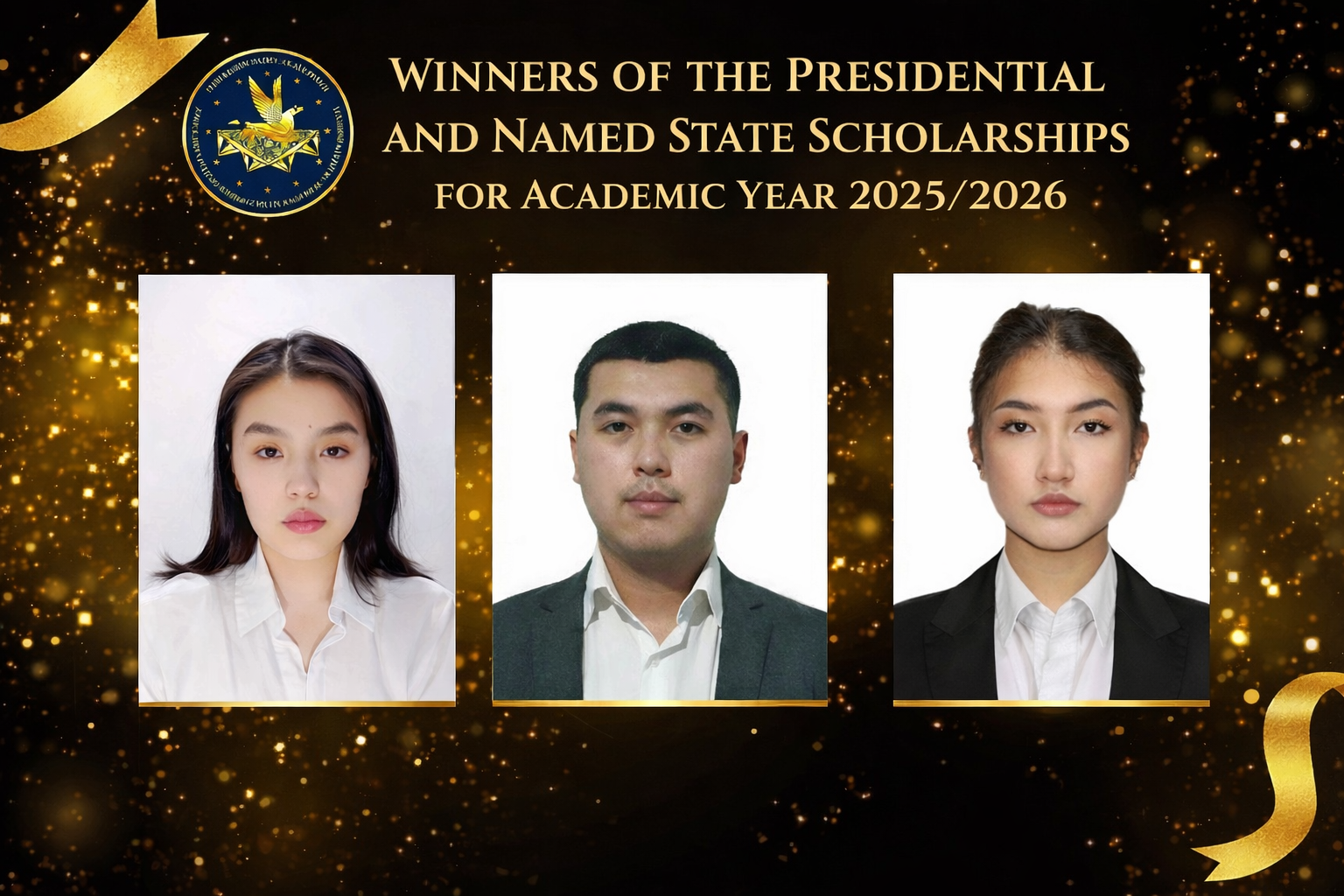 The winners of the Presidential and State Scholarships for undergraduate studies for the 2025-2026 academic year have been confirmed!