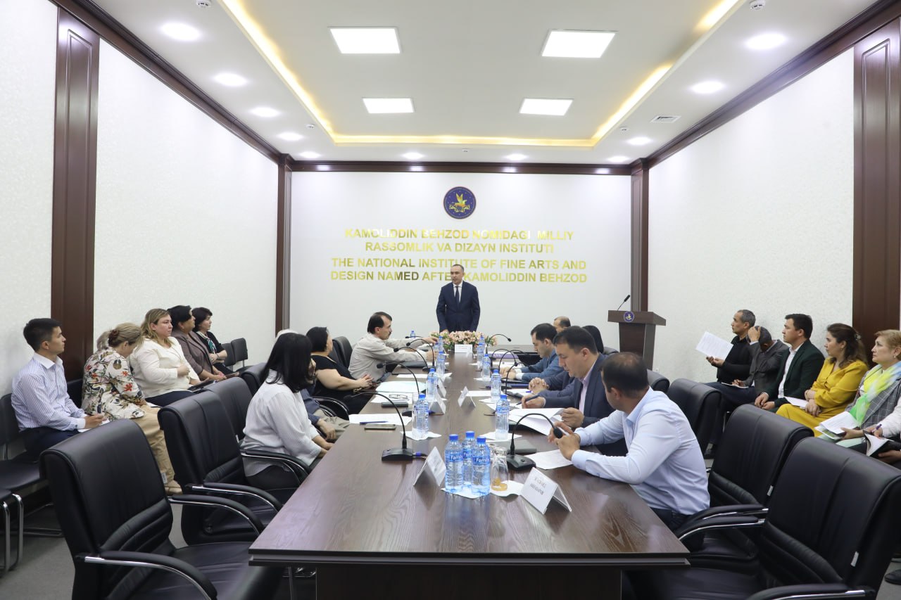 Kamoliddin Behzod nomidagi Milliy rassomlik va dizayn institutida 2025/2026 o‘quv yilining Aprel oyi Institut Kengashi majlisi o‘tkazildi.
