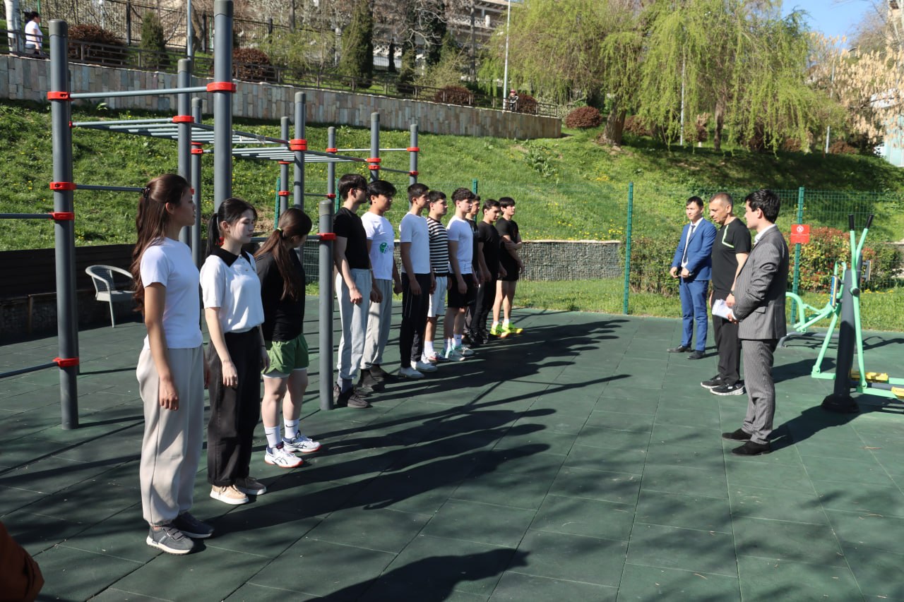 The 1st stage of the "Amir Temur's Successors" military-sports competition was held at the Kamoliddin Behzod National Institute of Art and Design!