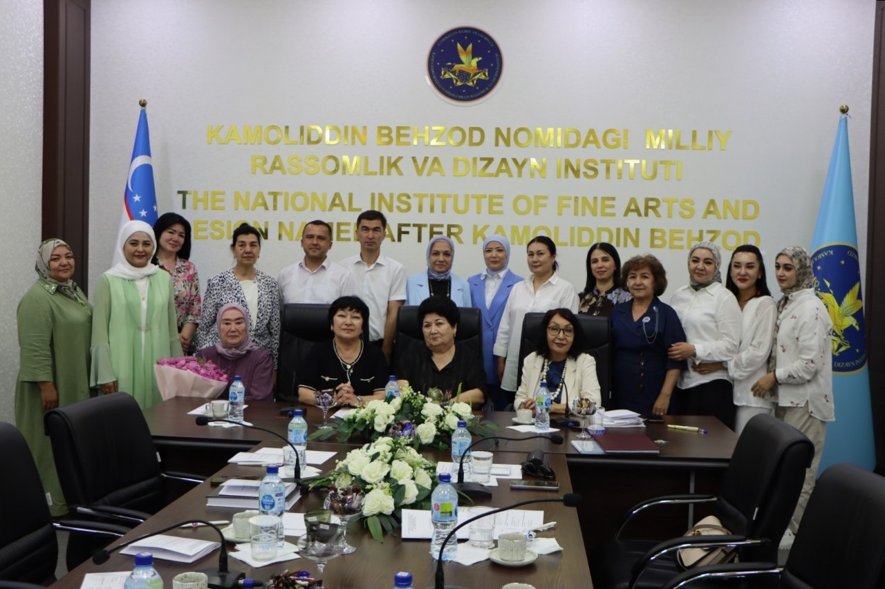 At the Scientific Council under the National Institute of Fine Arts and Design (MRDI), researcher Bashorat Khodjayeva successfully defended her doctoral dissertation to earn a Doctor of Philosophy (PhD) degree in Art History, specializing in "Theory and History of Art."