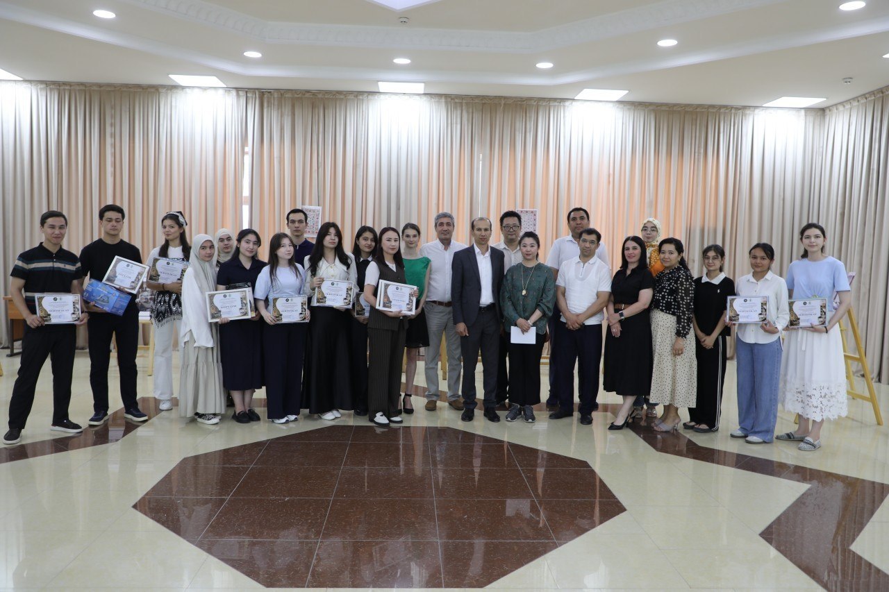 An exhibition of creative works by the winners of the competition "The Path from National Traditions to Modern Interior" was organized at the National Institute of Fine Arts and Design named after Kamoliddin Behzod!