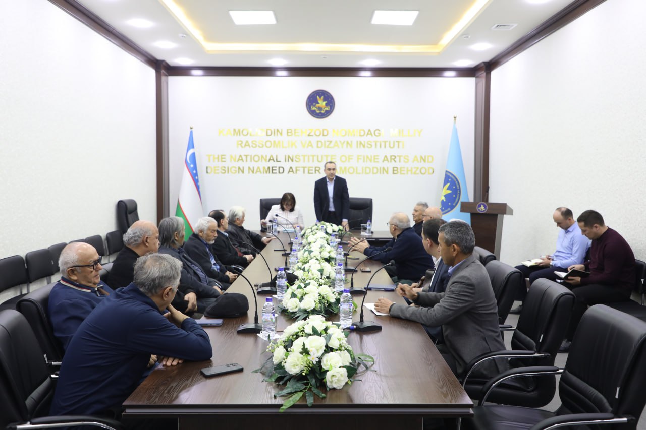 A draft resolution was discussed at the Kamoliddin Behzod National Institute of Art and Design with the participation of academicians of the Academy of Arts of Uzbekistan!