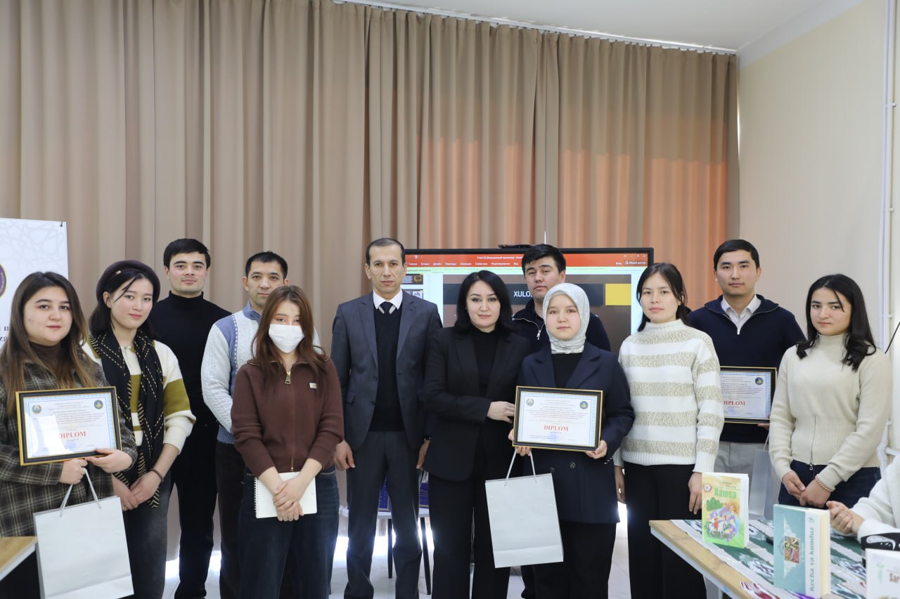 Проект «Три книги в месяц» проходил в Национальном институте искусства и дизайна имени Камолиддина Бехзода!