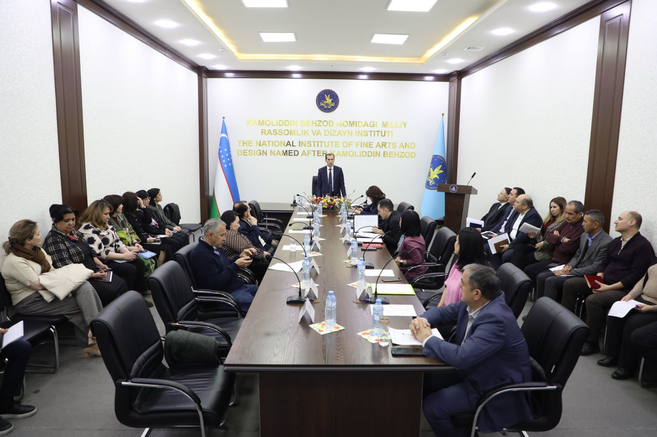 The Kamoliddin Behzod National Institute of Art and Design held a meeting of the Institute Council for the 2025/2026 academic year in February.
