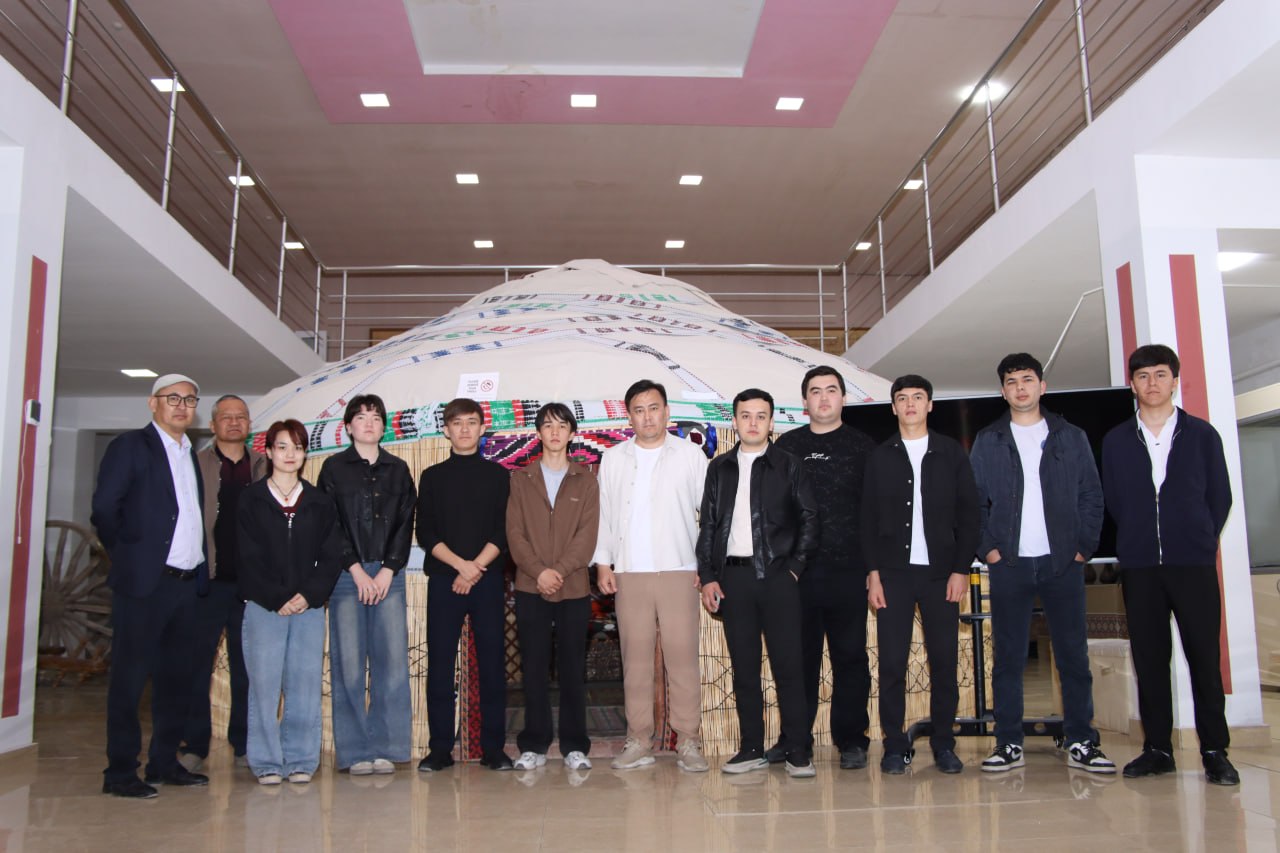 卡莫利丁·貝赫佐德國立藝術設計學院的學生參觀了“穆伊納克生態”博物館和“鹹海歷史”博物館！