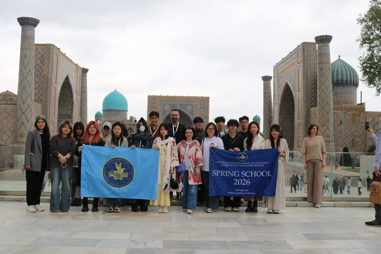 The fifth day of the International Spring School project "Spring School 2026", organized by the Kamoliddin Behzod National Institute of Art and Design, was also meaningful and full of impressions!